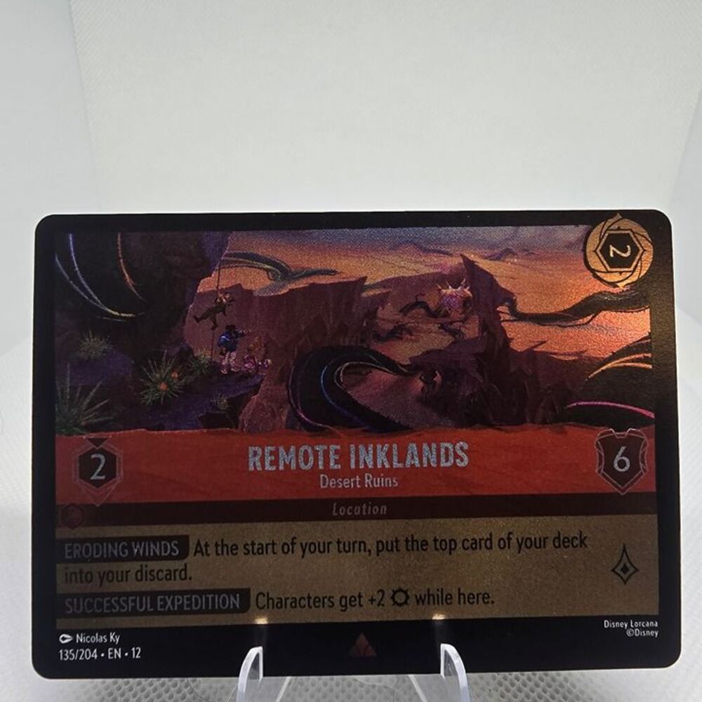 Remote Inklands - Desert Ruins [Foil] #135 Lorcana Wilds Unknown